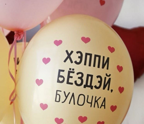 Шарики с поздравлениями