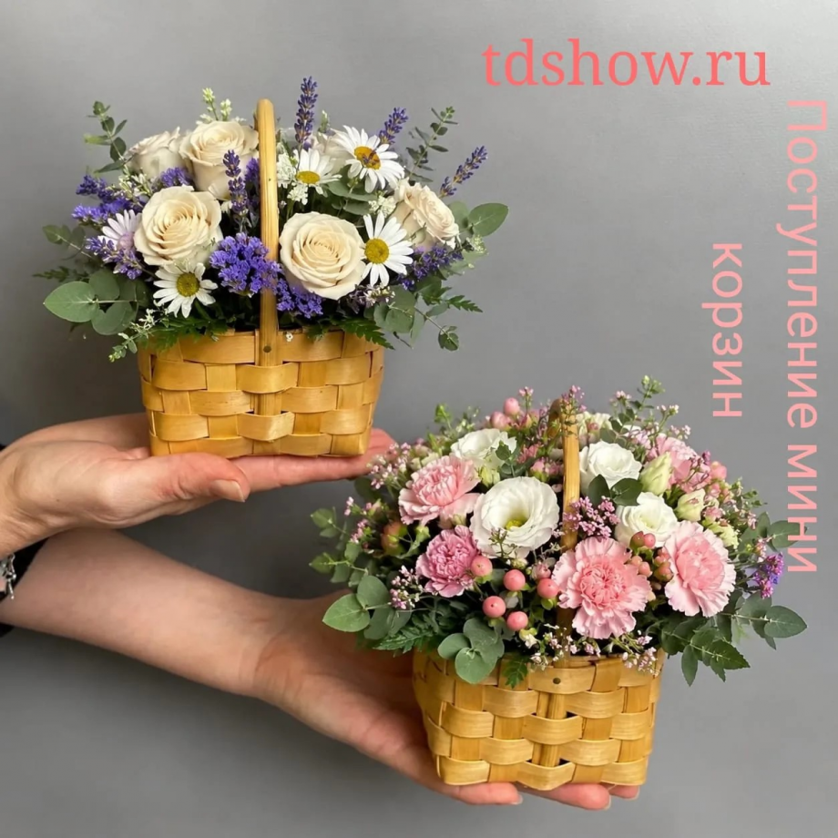 Поступление мини-корзин из секвойи 