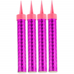 Свеча-Фонтан Розовое Пламя 10см 30сек4шт