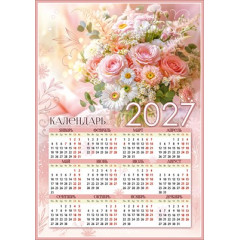 Календарь листовой на 2027 год