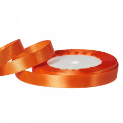 Лента атласная 12мм*25 Y Морковный