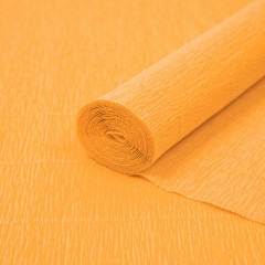 Бумага гофрированная простая 140гр 976 светло-оранжевая