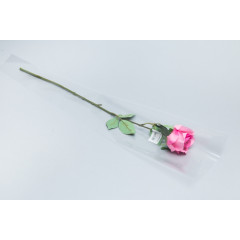 Пакет Конус 21*80 прозр/прозр на 1 розу