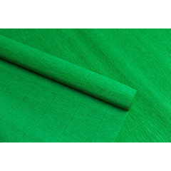 Бумага гофрированная простая 140гр 963 зеленая 0,5*2,5м