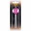 Свеча д/торта Сердце Диамант розовое 3,5см