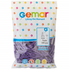 Воздушный шар латексный для моделирования ШДМ 260-2/08 Пастель Purple