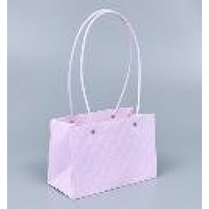 ПЛАЙМ пакет для цветов и подарков РОМБЫ 22*10,5*13,5см ЛАВАНДОВЫЙ