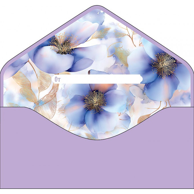 Конверт для денег Цветы