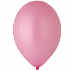 Воздушный шар латексный без рисунка 10"/06 Пастель Розовый/Rose