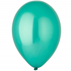 Воздушный шар латексный без рисунка 12"/55 Металлик Зеленый/Green