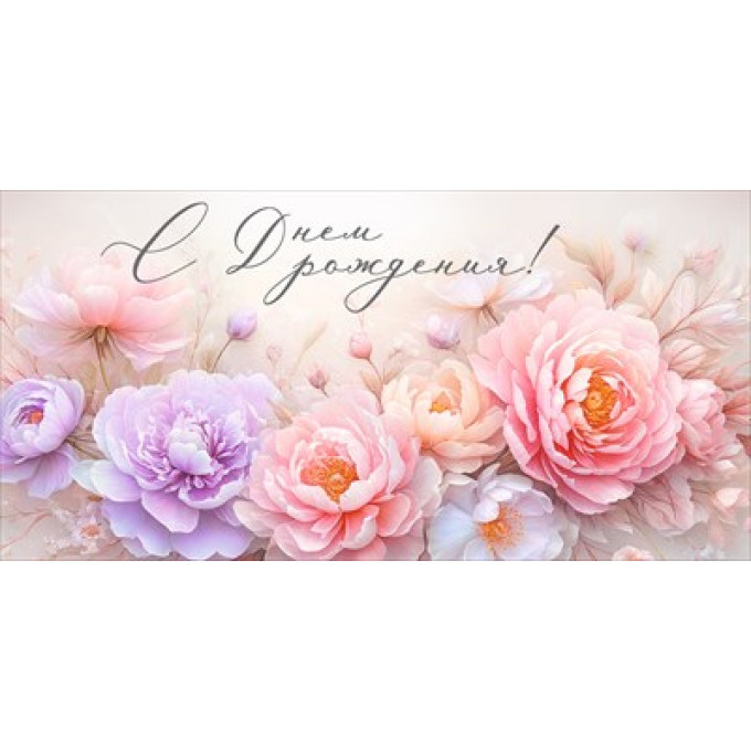 Конверт для денег "С Днем рождения"