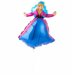 Воздушный шар фольгированный 14" Мини-фигура Принцесса Алина 36 см