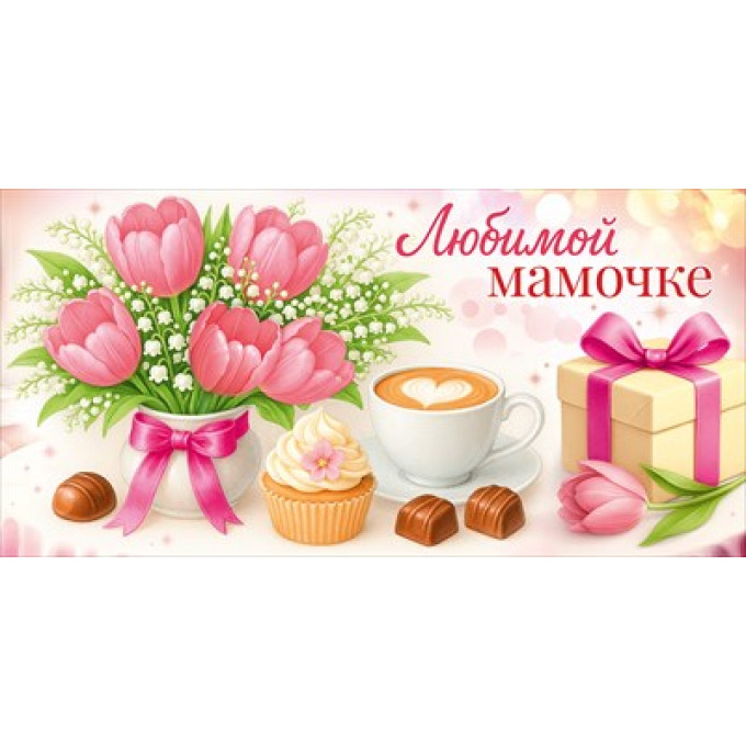 Конверт для денег "Любимой маме"