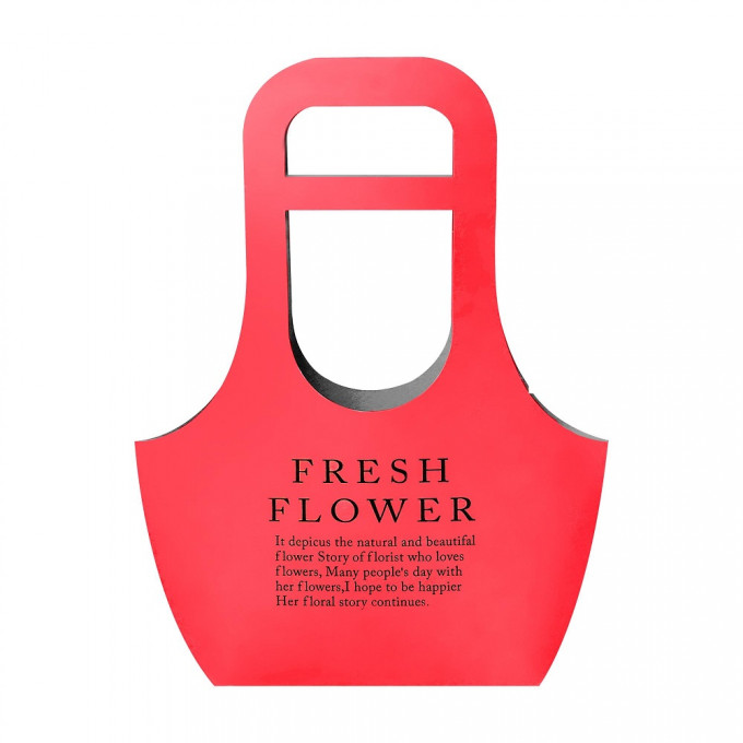 Сумка для цветов Fresh 17*7,5*32,5 ЯРКО-РОЗОВЫЙ