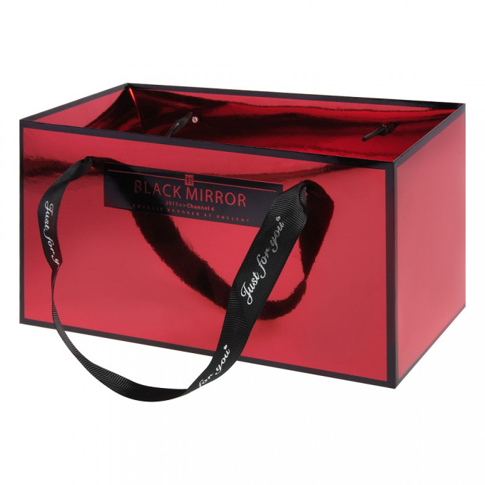 Сумка пластиковая Mirror 12*12*23см КРАСНЫЙ