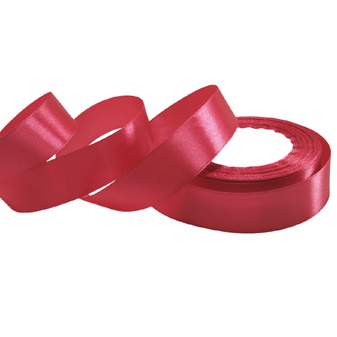 Лента атласная 25мм*25 Y Клубничный морс