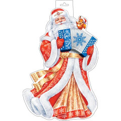 Плакат фигурный Дед Мороз