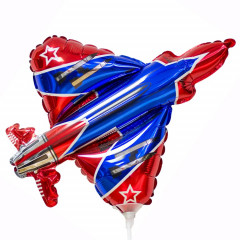 Воздушный шар фольгированный Мини-фигура 13" Самолет Стрижи 33*33 см