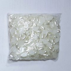 Стразы Жемчуг (капельки половинки) 8*13мм 100 гр