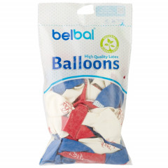 Воздушный шар латексный с рисунком 14" пастель В добрый путь! 50 шт