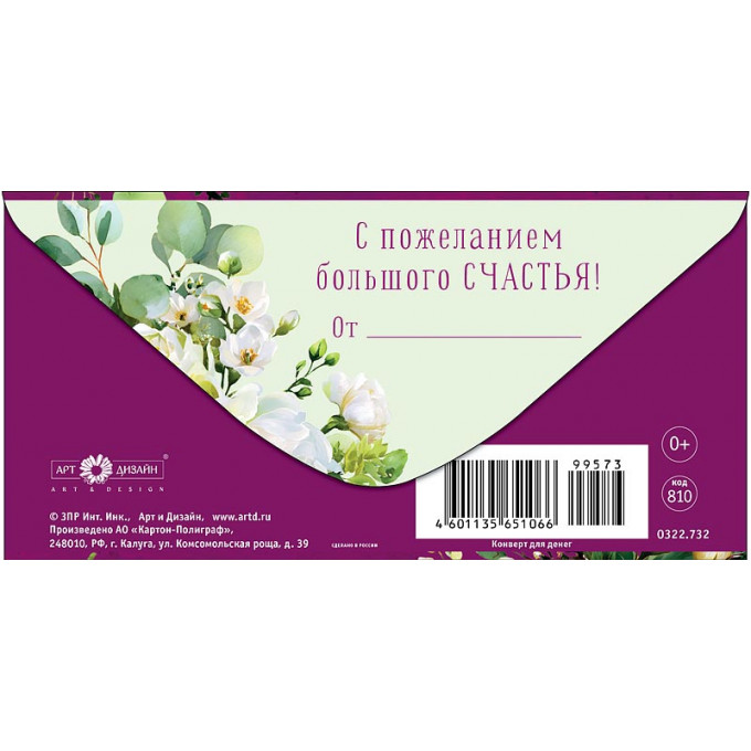 Конверт для денег  В день Рождения
