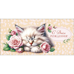 Конверт для денег С Днем Рождения!