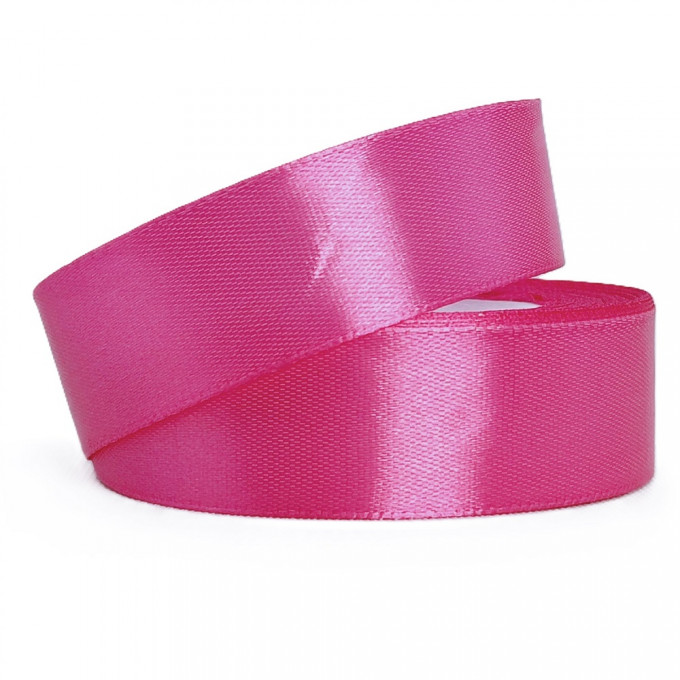 Лента атласная 20мм*25 Y Малиновый