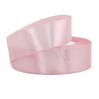Лента атласная 25мм*25 Y Розовый жемчуг