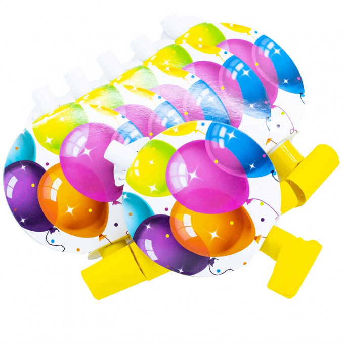 Язык-гудок Шары Кристальные 6шт