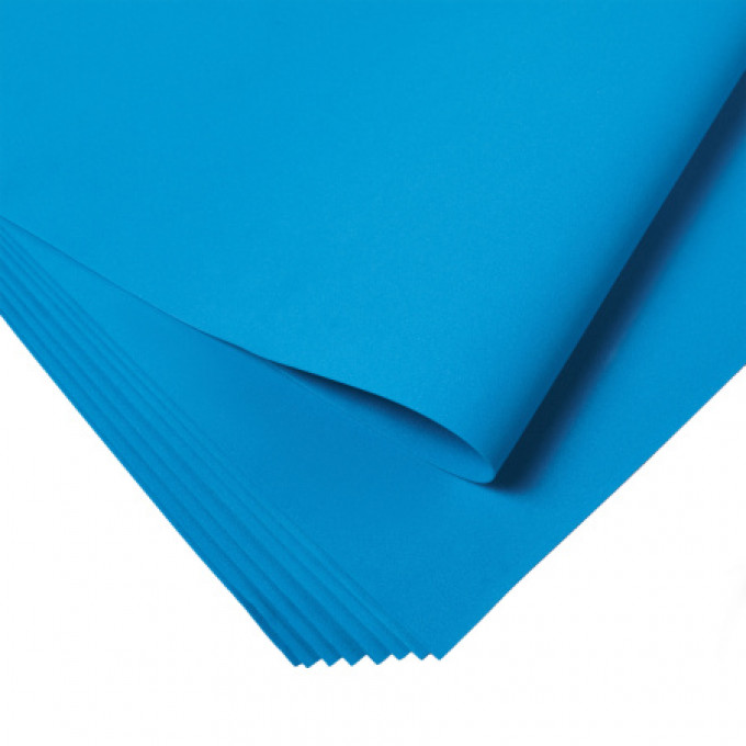 Фоамиран 60*70см 1,1мм цвет ВАСИЛЬКОВЫЙ