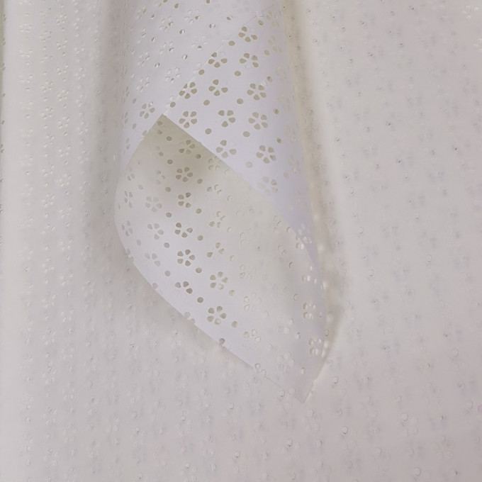 Фетр перфорированный в листах 58*58см БЕЛЫЙ