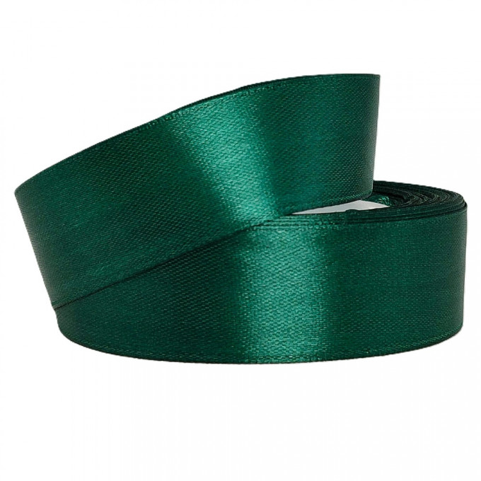 Лента атласная 25мм*25 Y Темно-зеленый