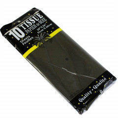 Бумага тишью 51*66 см ЧЕРНЫЙ 10 листов