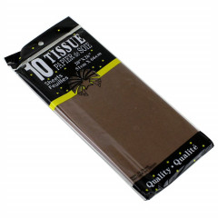 Бумага тишью 51*66 см КОРИЧНЕВЫЙ 10 листов