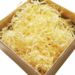 Наполнитель для коробок бумажный Лимонно-кремовый 40гр.