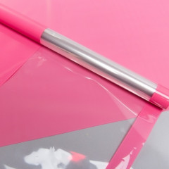 Пленка цветная 60см прозрачное окно РОЗОВЫЙ ТУМАННЫЙ
