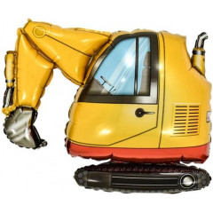 Воздушный шар фольгированный Мини-фигура 14"/36 см Экскаватор