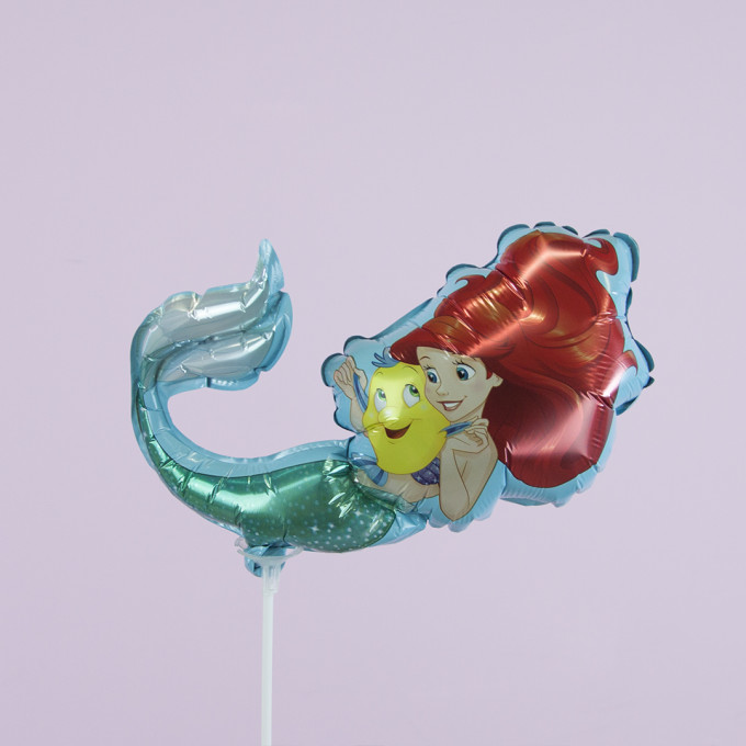 Воздушный шар фольгированный 16" Фигура Русалочка Ариэль 41 см