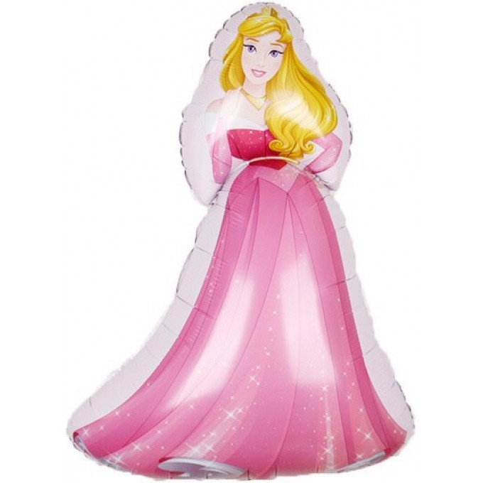 Воздушный шар фольгированный Мини-фигура 17\'"/43 см Аврора Спящая красавица в упак.