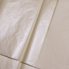 Бумага тишью фольгированная 50*70см ЖЕЛТЫЙ (20 лист.)