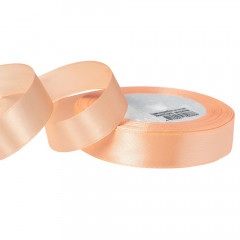 Лента атласная 20мм*25 Y Персиковый