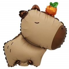 МИНИ ФИГУРА К 15" Капибара с мандарином 38 см