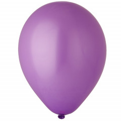Воздушный шар латексный без рисунка 5"/49 Пастель Сиреневый/Lavender