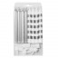 Свечи Ассорти Silver & White в полоску 8шт 8см
