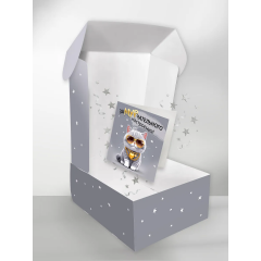 Коробка подарочная с открыткой "Дают - бери"