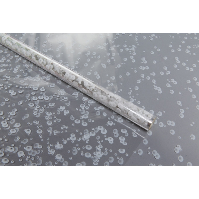 Пленка цветная 70см/200гр Пузыри белый