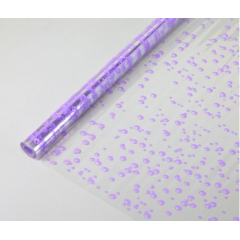 Пленка цветная 70см/200гр Пузыри сиреневый