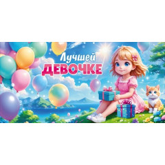 Конверт для денег "Лучшей девочке"