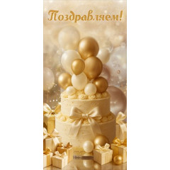 Конверт для денег "Поздравляем!"