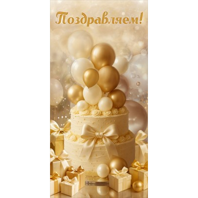 Конверт для денег "Поздравляем!"